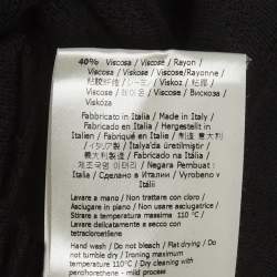 Pre Owned فستان فندي جيرسيه جاكار أسود صغير - سمول