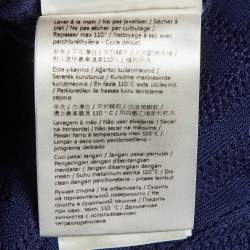 Pre Owned Fendi Blue FF Jersey Top and Skirt Set S/M