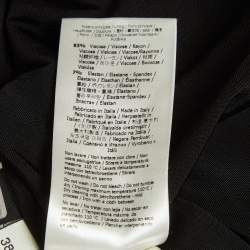 Pre Owned Fendi Brown FF Stretch Mesh Midi Dress S