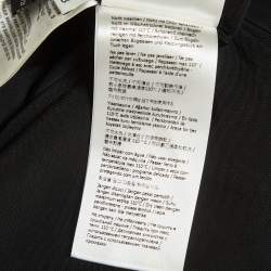 Pre Owned Fendi Brown FF Stretch Mesh Midi Dress S