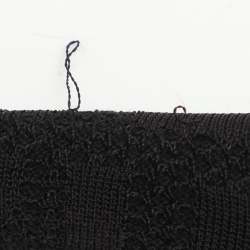 Pre Owned Fendi Black FF Knit T-Shirt S