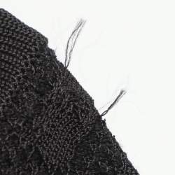 Pre Owned Fendi Black FF Knit T-Shirt S