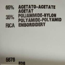 Pre Owned Fendi Silver/Gold Sequins Tank Top S