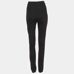 Pre Owned Fendi Black Wool Formal Trousers M