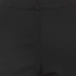 Pre Owned Fendi Black Wool Formal Trousers M
