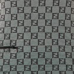 Pre Owned Fendi Mare Vintage Grey FF Logo Jersey Camisole Dress M