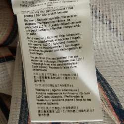 مملوكة مسبقًا قميص فيندي أبيض/بيج بأكمام قصيرة مطرزة بالنخيل مقاس صغير (سمول)