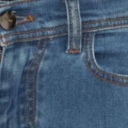 Pre Owned Fendi Indigo Denim Straight Regular Fit Jeans S