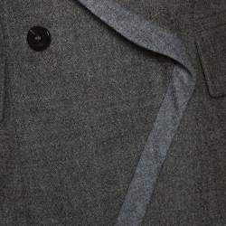 Pre Owned Fendi Olive Green Fleece Wool Tailored Suit M