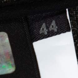 Pre Owned Fendi Olive Green Fleece Wool Tailored Suit M