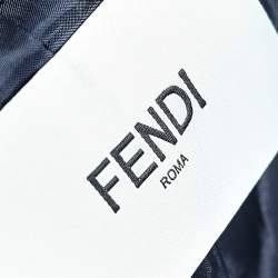 Pre Owned Fendi Dark Blue Wool Blend Blazer L