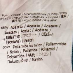 Pre Owned فستان فندي جيرسيه أخضر داكن مزين ظهر مفتوح ماكسي مقاس صغير (سمول)