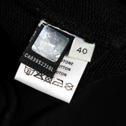 Pre Owned Fendi Black Cotton Karlito Joggers S