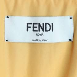 Pre Owned Fendi Purple Synthetic Paneled Wonders Ski Jacket L