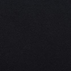 Pre Owned Fendi Black Neoprene Karlito Fur Applique Cropped Jumper M