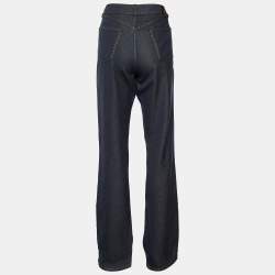 Fendi Black Denim Boot Cut Jeans M/Waist 32"