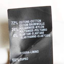 Pre Owned Fendi Off-White Cotton Blend Button Front Jacket M