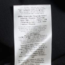 Pre Owned Fendi Black Silk Balloon Sleeve Top S