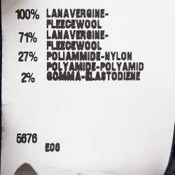 Pre Owned Fendi Black Wool Ruffle Detailed Short Dress M