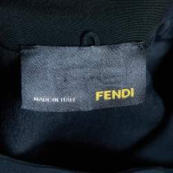 Fendi Color Block Silk Blend Sleeveless Dress M