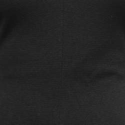 مملوكة مسبقًا Fendi Black Stretch Wool Bodycon Dress S