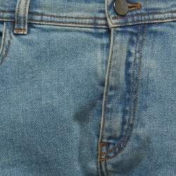 Fendi Blue Denim I Love Karl Boyfriend Jeans M Waist 34"
