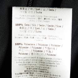 مملوكة مسبقًا فستان فندي تفاصيل قصة كريب مطرز زهور أسود S