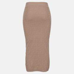 مملوكة مسبقًا Fendi  Women's Cotton Longuette - Beige - XS