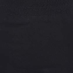 Fendi Black Wool Knee Length Skirt M