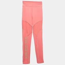 Fendi Pink Logo Printed Jersey Track Suit Set S/XS