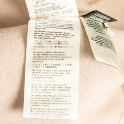 Fendi Orange Fox Fur and Felt Wool Cape Coat M