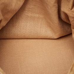 Pre Owned Fendi Multicolor Fabric and Leather Large Pequin Striped Hobo