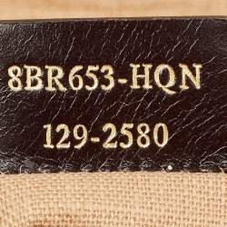 Pre Owned Fendi Multicolor Fabric and Leather Large Pequin Striped Hobo