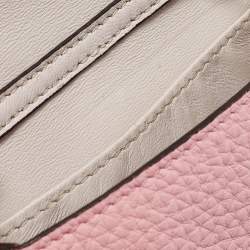 Fendi Pink Leather Nano Baguette Charm Bag