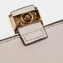 Fendi Pink Leather Nano Baguette Charm Bag