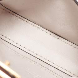 Fendi Pink Leather Nano Baguette Charm Bag