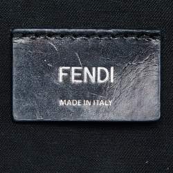 Pre Owned Fendi Black Leather Mini By The Way Backpack