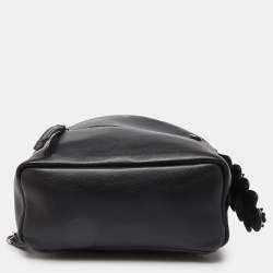 Pre Owned Fendi Black Leather Mini By The Way Backpack