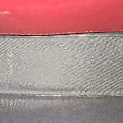 Fendi Brown/red chain mini belt bag 