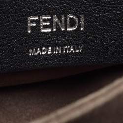 Fendi Multicolor Python and Leather Mini Kan I Shoulder Bag