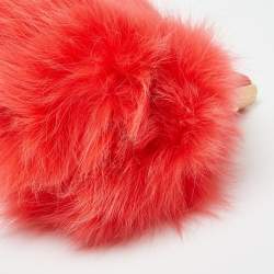 Fendi Red For Fur and Leather Small First Clutch