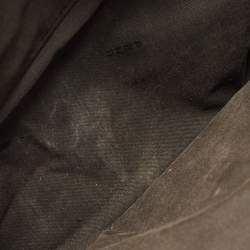 مملوكة مسبقًا حقيبة يد فندي شيف شوبر حافة جلد وكانفاس زوكا توباكو