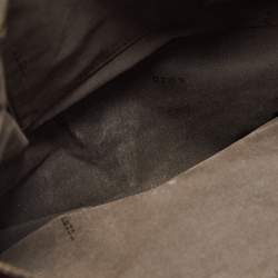 مملوكة مسبقًا حقيبة يد فندي شيف شوبر حافة جلد وكانفاس زوكا توباكو