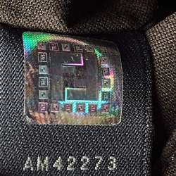 مملوكة مسبقًا حقيبة يد فندي شيف شوبر حافة جلد وكانفاس زوكا توباكو