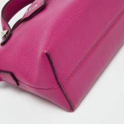 Pre Owned Fendi Pink Leather Mini By The Way Crossbody Bag