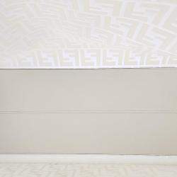 Pre Owned Fendi White Zucca Canvas Runaway Large Bag