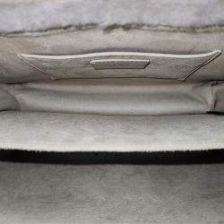 Pre Owned Fendi Multicolor Shearling Kan Crossbody Bag