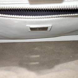 Fendi Neutral Leather Peekaboo Medium Satchel Bag