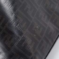 Fendi Black/Grey Zucca Coated Canvas Peekaboo Defender Cover