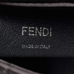 Pre Owned Fendi Blue Leather and Fur Mini Back To School Backpack